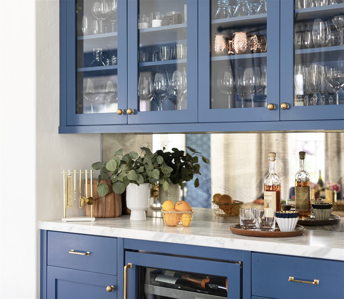 meubles vitrine murale pour les petites cuisines