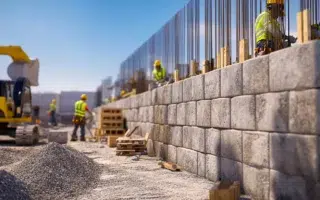mur soutènement