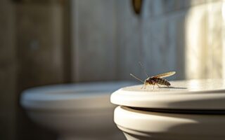 Ce que l'insecte dans la cuvette des wc révèle sur votre plomberie