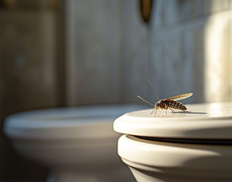 Ce que l'insecte dans la cuvette des wc révèle sur votre plomberie