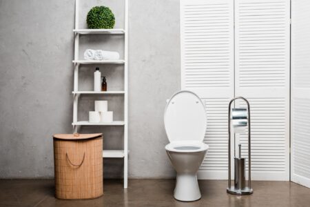 peindre des toilettes
