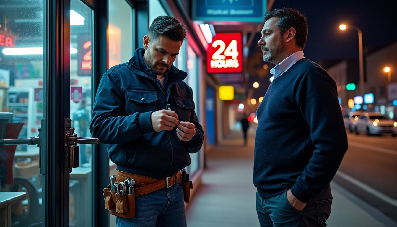 découvrez les avantages de faire appel à un serrurier express pour votre commerce lors d’une urgence nocturne : rapidité d’intervention, sécurité renforcée et sérénité retrouvée face à tout imprévu.