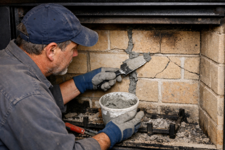 réparer briques réfractaires