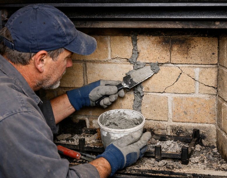 réparer briques réfractaires