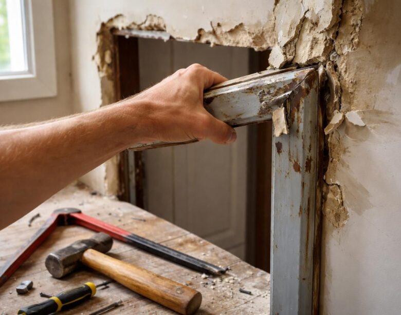 découvrez comment enlever un encadrement de porte en métal en évitant les erreurs courantes pour un travail réussi et sans dégâts.