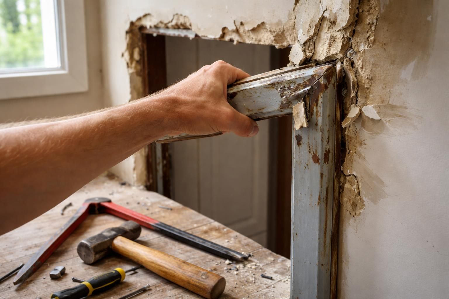 découvrez comment enlever un encadrement de porte en métal en évitant les erreurs courantes pour un travail réussi et sans dégâts.
