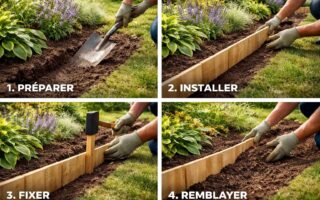 découvrez notre guide étape par étape pour poser des bordures de jardin sans utiliser de béton, facile à suivre pour un aménagement naturel et durable.