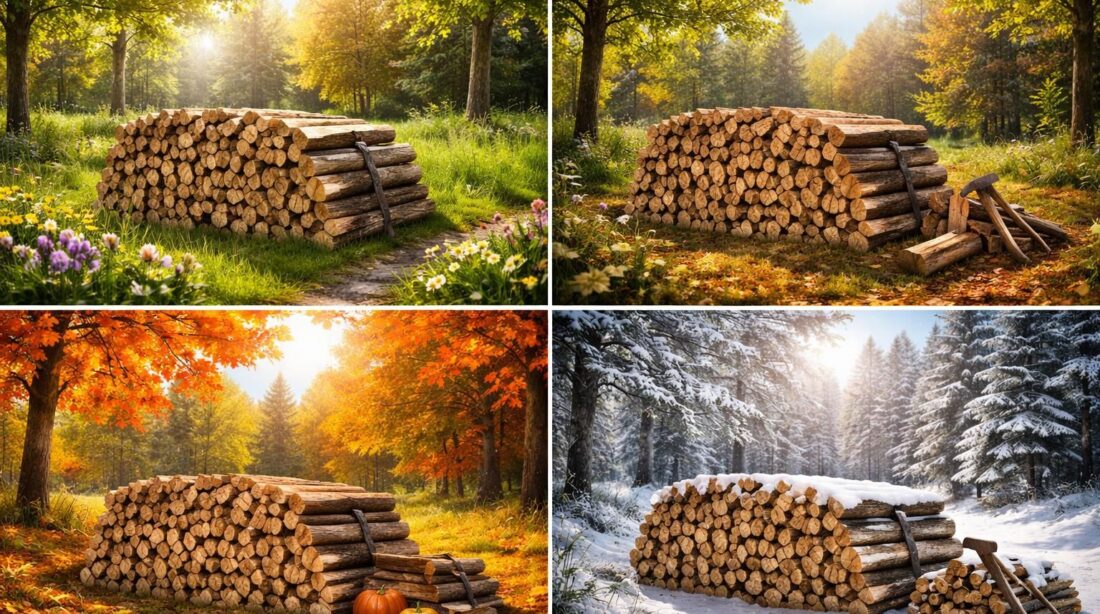 découvrez comment les saisons influencent le prix du bois de chauffage en morceaux de 50 cm et ce que vous devez savoir pour faire le meilleur choix tout au long de l'année.