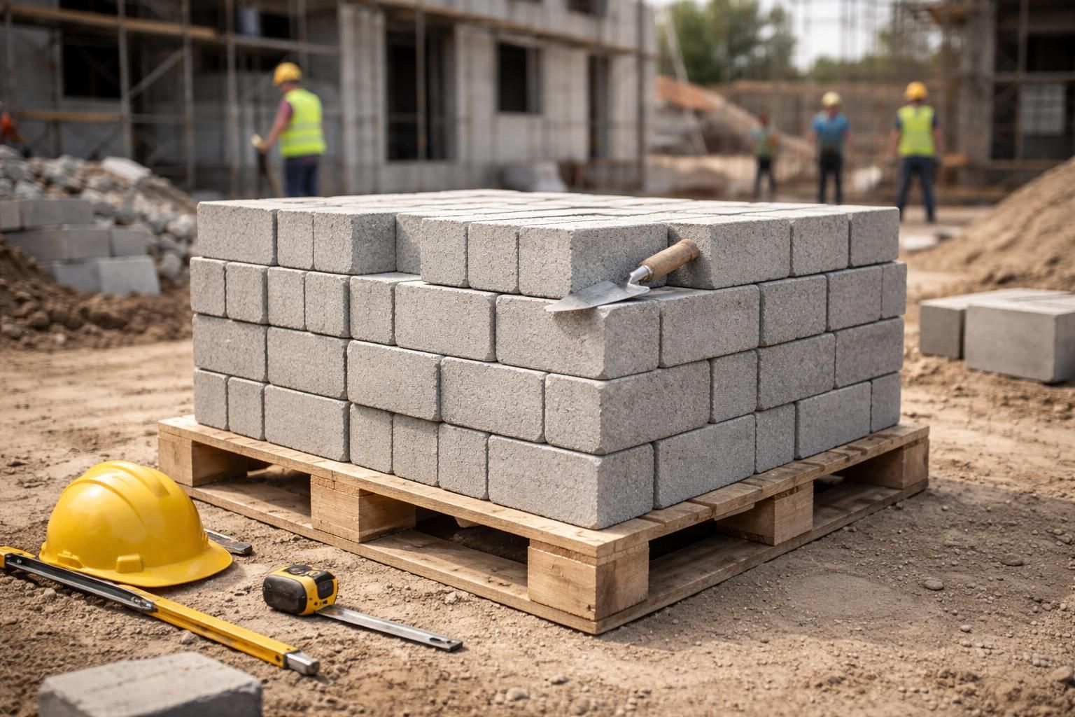 découvrez combien de parpaings contient une palette et retrouvez un guide pratique pour les entrepreneurs afin d'optimiser vos achats et chantiers de construction.