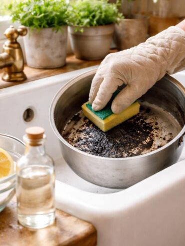 découvrez nos astuces de grand-mère pour nettoyer facilement une casserole brûlée et lui redonner son éclat sans effort.