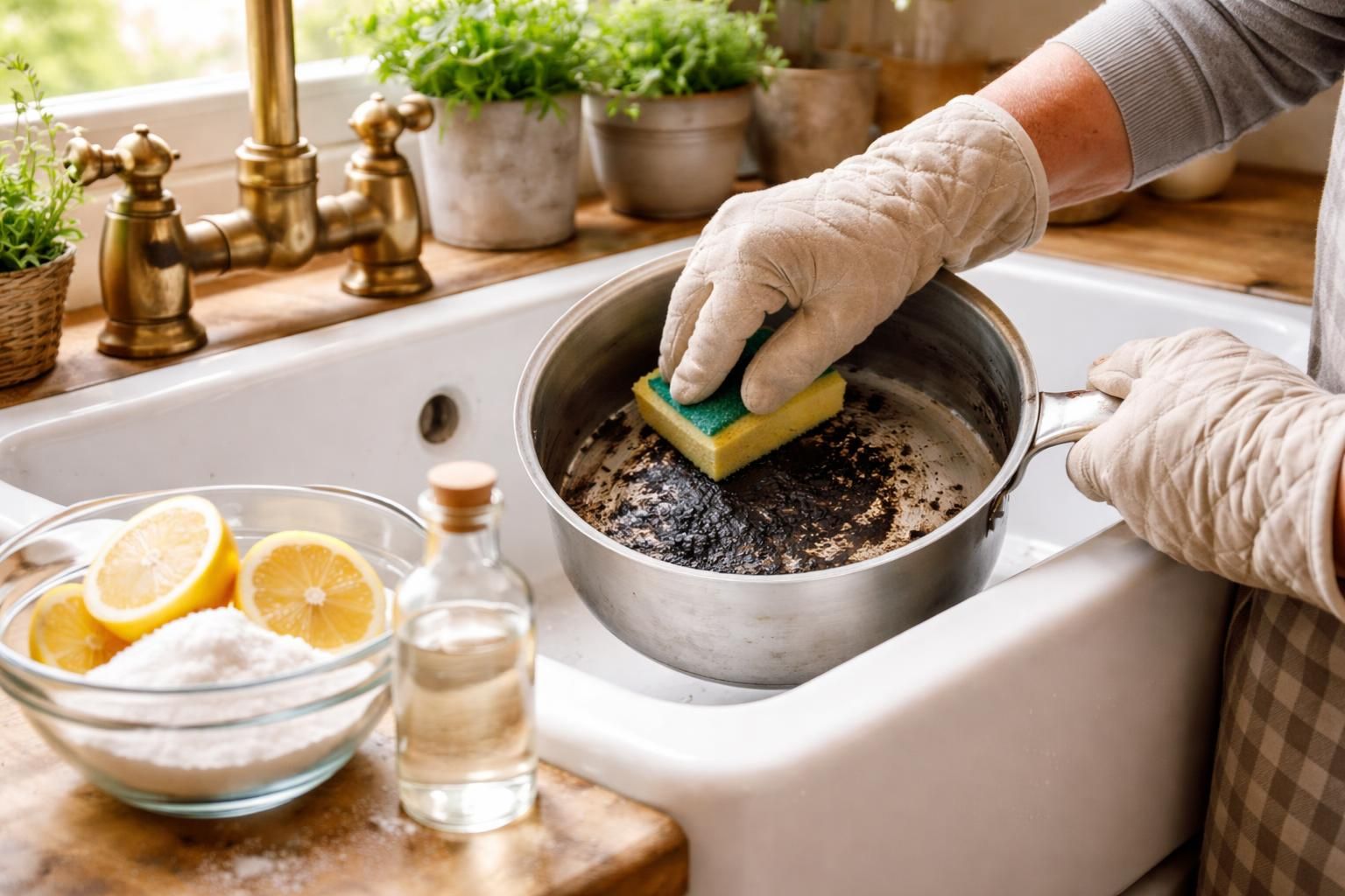 découvrez nos astuces de grand-mère pour nettoyer facilement une casserole brûlée et lui redonner son éclat sans effort.