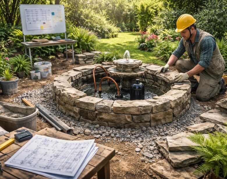 découvrez comment construire une fontaine de jardin en choisissant les matériaux adaptés et en maîtrisant votre budget pour un aménagement extérieur réussi.