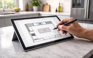 apprenez à préparer un plan d’implantation de cuisine efficacement sur une tablette tactile microsoft grâce à nos conseils pratiques et faciles à suivre.