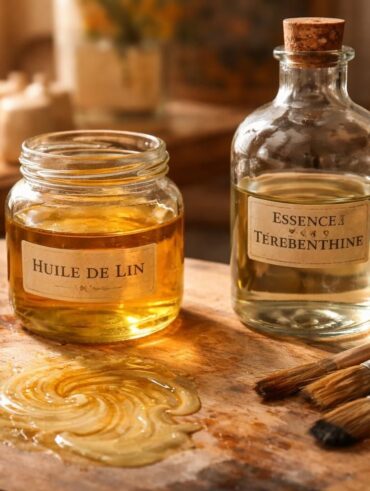 découvrez comment le mélange d'huile de lin et d'essence de térébenthine offre une solution écologique et naturelle pour sublimer vos finitions tout en respectant l'environnement.
