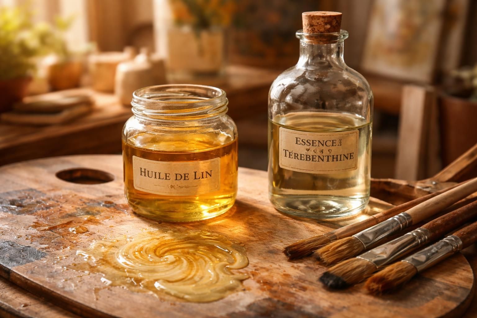 découvrez comment le mélange d'huile de lin et d'essence de térébenthine offre une solution écologique et naturelle pour sublimer vos finitions tout en respectant l'environnement.