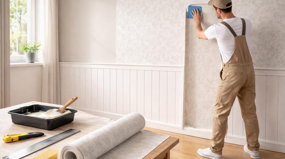 découvrez comment recouvrir du lambris avec du papier peint grâce à nos étapes détaillées pour un résultat impeccable et durable.