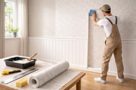 découvrez comment recouvrir du lambris avec du papier peint grâce à nos étapes détaillées pour un résultat impeccable et durable.