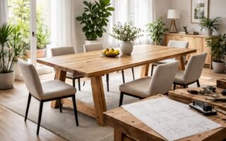 découvrez comment transformer votre espace grâce à notre plan de construction gratuit pour une table en bois. facile à suivre et parfait pour les amateurs de bricolage.