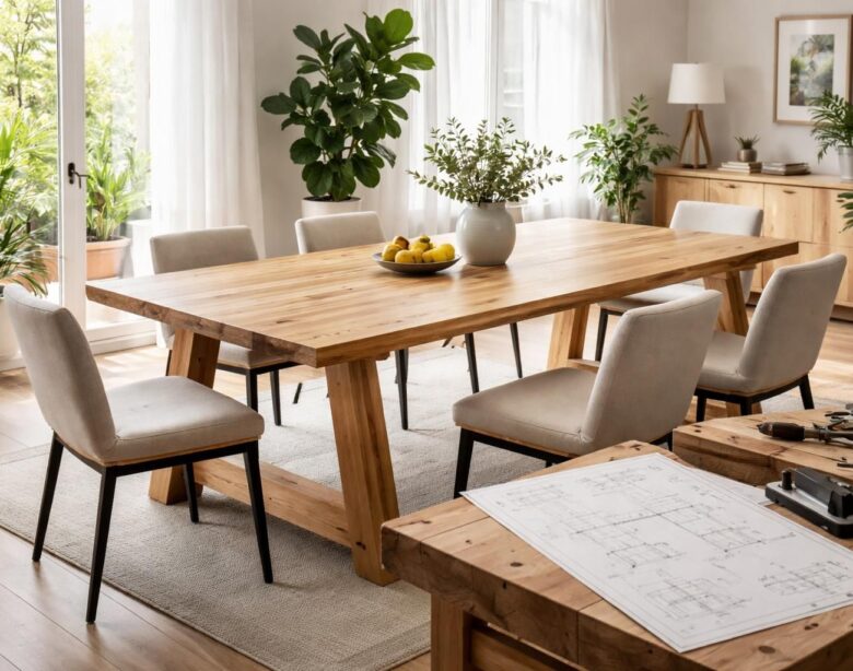 découvrez comment transformer votre espace grâce à notre plan de construction gratuit pour une table en bois. facile à suivre et parfait pour les amateurs de bricolage.