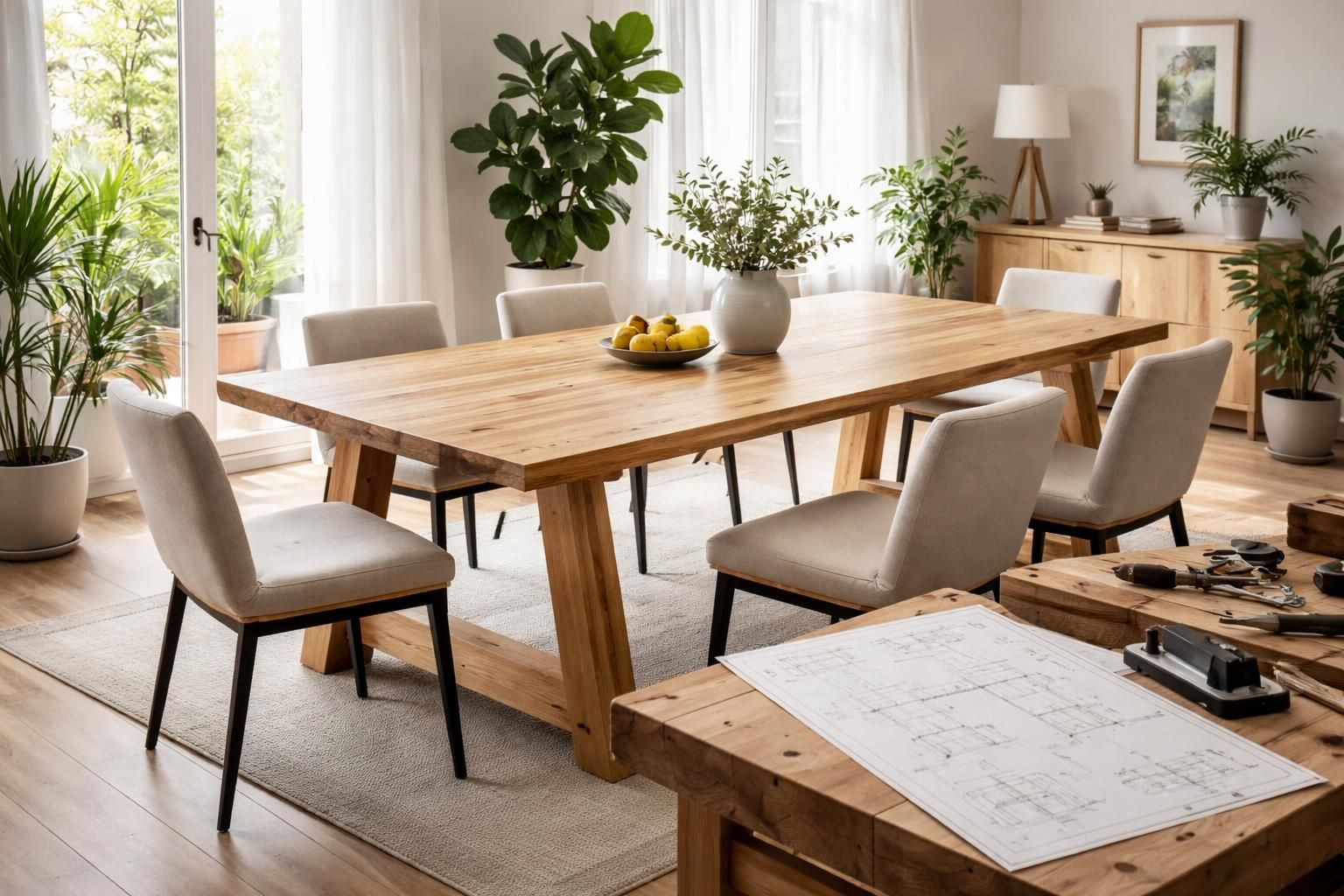 découvrez comment transformer votre espace grâce à notre plan de construction gratuit pour une table en bois. facile à suivre et parfait pour les amateurs de bricolage.