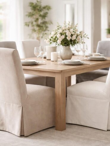 découvrez comment transformer votre salle à manger grâce à nos housses de chaises élégantes, alliant style et protection pour un intérieur raffiné.