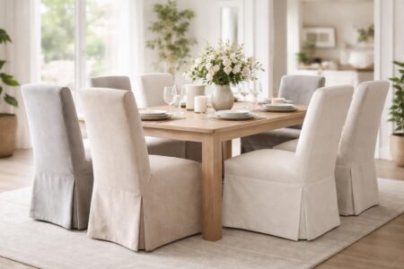 découvrez comment transformer votre salle à manger grâce à nos housses de chaises élégantes, alliant style et protection pour un intérieur raffiné.