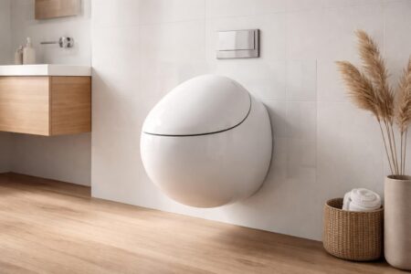 découvrez le wc suspendu « œuf », un modèle alliant design moderne, contraintes techniques et intégration optimale dans votre salle de bains pour un espace à la fois esthétique et fonctionnel.