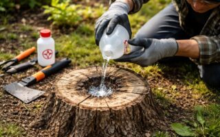 découvrez des témoignages et expériences vécues sur l'utilisation de l'acide chlorhydrique pour détruire une souche d'arbre, avec conseils pratiques et précautions à prendre.