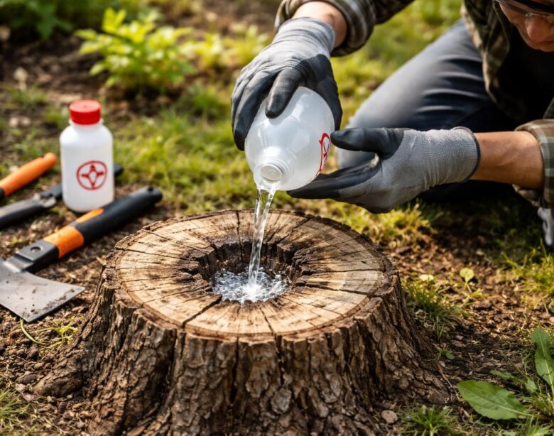 découvrez des témoignages et expériences vécues sur l'utilisation de l'acide chlorhydrique pour détruire une souche d'arbre, avec conseils pratiques et précautions à prendre.