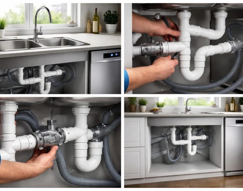 apprenez à concevoir un schéma d'évacuation efficace pour votre évier et lave-vaisselle en 5 étapes simples, garantissant un bon drainage et évitant les problèmes d'obstruction.