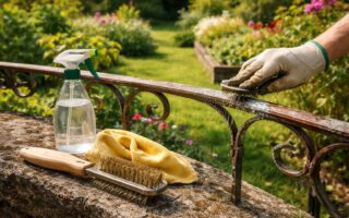 découvrez des techniques simples et efficaces pour enlever le vert de gris et entretenir votre jardin facilement. suivez nos conseils pratiques pour retrouver des outils et surfaces propres.