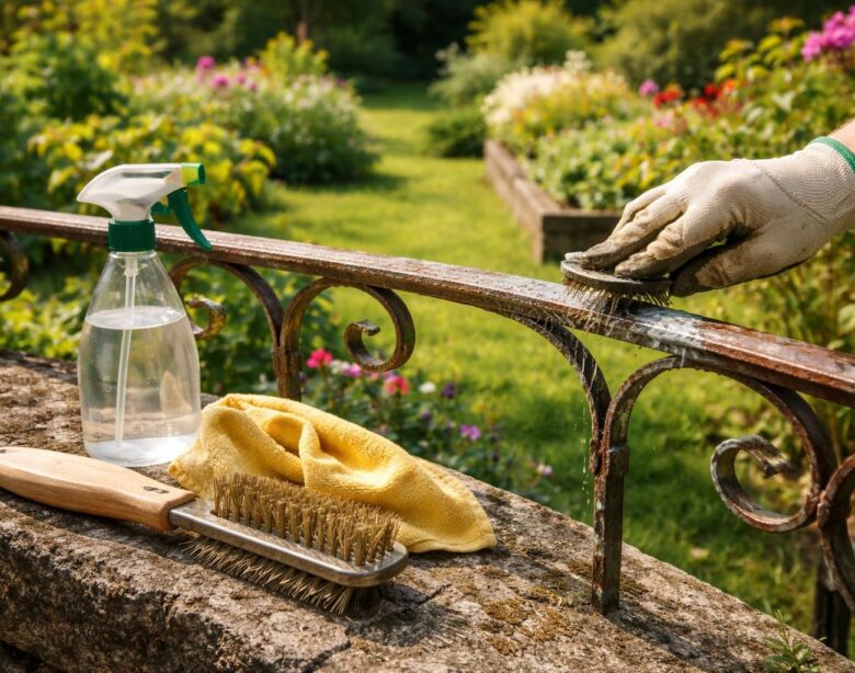découvrez des techniques simples et efficaces pour enlever le vert de gris et entretenir votre jardin facilement. suivez nos conseils pratiques pour retrouver des outils et surfaces propres.