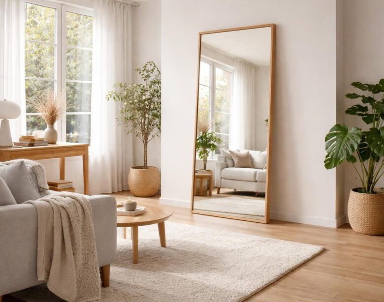 découvrez nos conseils pour intégrer harmonieusement un miroir long dans un décor scandinave et sublimer votre intérieur avec style et luminosité.