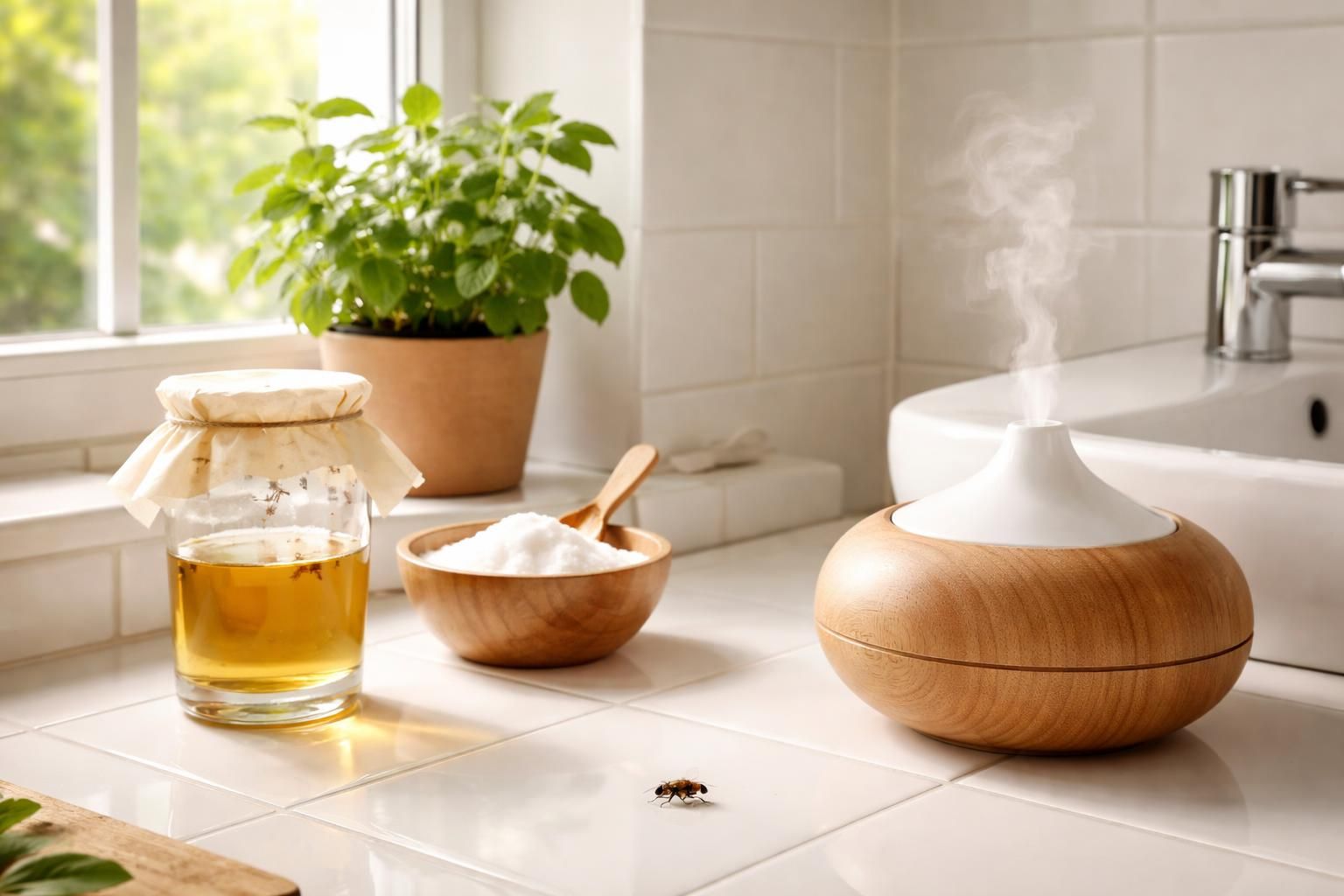 découvrez des méthodes naturelles efficaces pour éliminer les insectes dans votre salle de bain et retrouvez un environnement sain sans utiliser de produits chimiques nocifs.