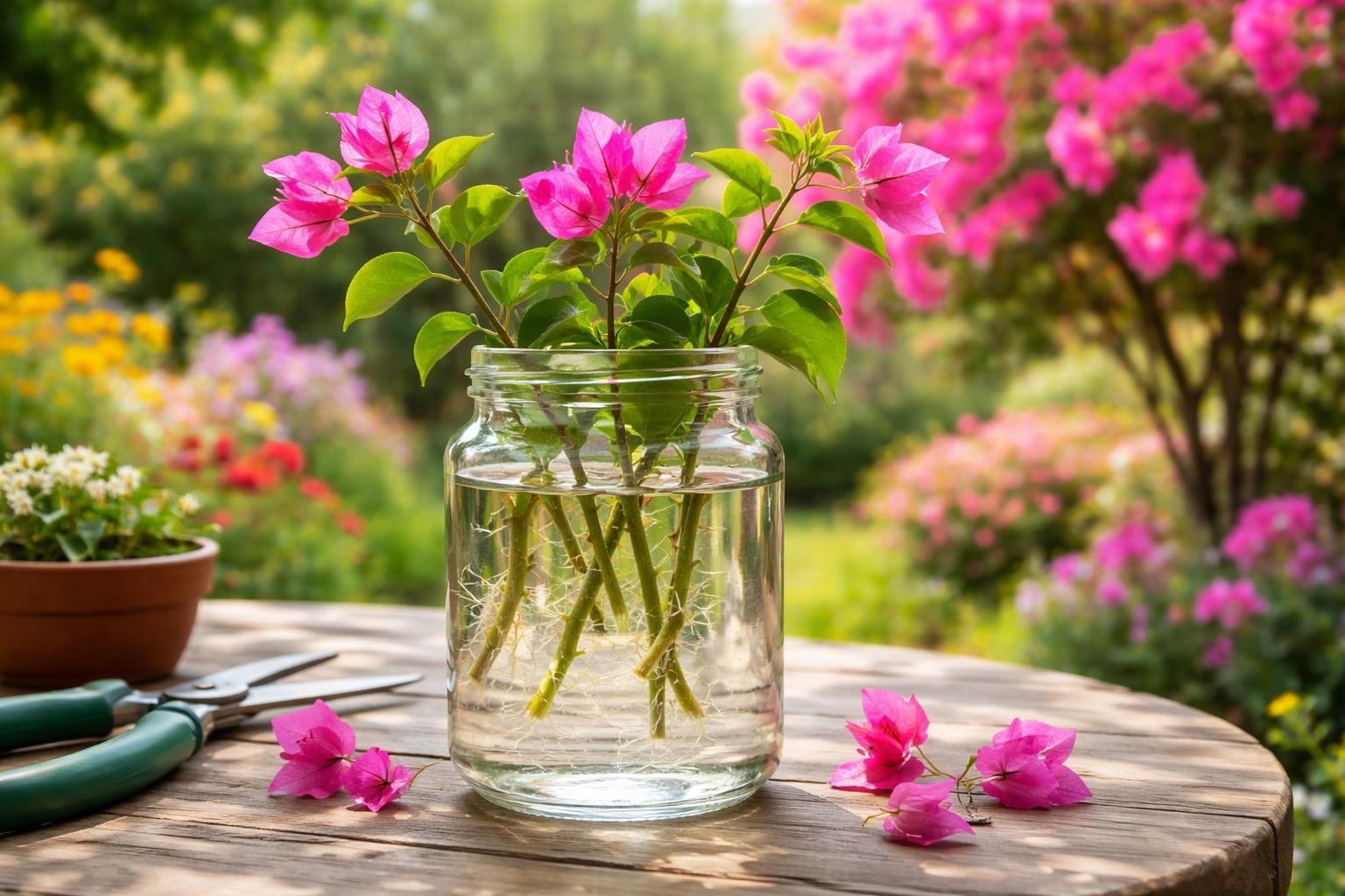 découvrez comment multiplier facilement votre bougainvillier grâce au bouturage dans l'eau, une méthode simple et efficace pour embellir votre jardin en toute simplicité.