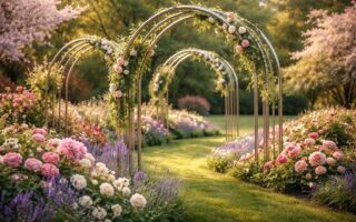 découvrez les arceaux de jardin chez gifi, l'accessoire indispensable pour sublimer votre décoration florale et créer un espace extérieur élégant et harmonieux.