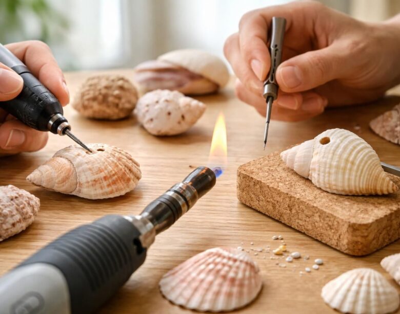 découvrez des techniques simples et efficaces pour percer un trou dans un coquillage sans le casser, idéal pour vos créations diy et bijoux marins.