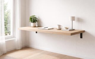 découvrez comment transformer votre espace grâce à un plan de travail fixé au mur, alliant élégance et gain de place pour un intérieur moderne et fonctionnel.
