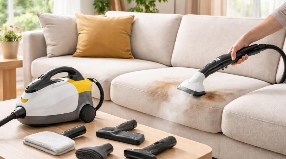 découvrez nos conseils pour choisir le nettoyeur vapeur idéal pour votre canapé et profitez d'un nettoyage efficace adapté à vos besoins.