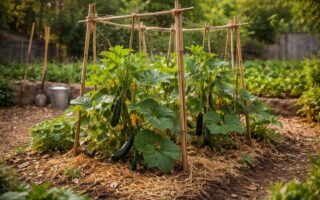 découvrez comment faire pousser des courgettes verticalement de manière économique avec nos astuces simples et efficaces adaptées à un petit budget.