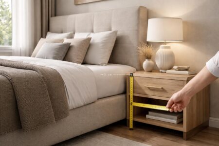 découvrez comment choisir la hauteur idéale de votre table de chevet pour une chambre fonctionnelle et harmonieuse, adaptée à vos besoins et à votre confort.