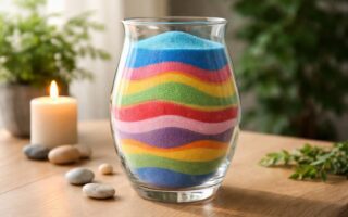 apprenez à décorer un vase avec du sable coloré pour apporter une touche originale et créer une ambiance chaleureuse et unique dans votre intérieur.