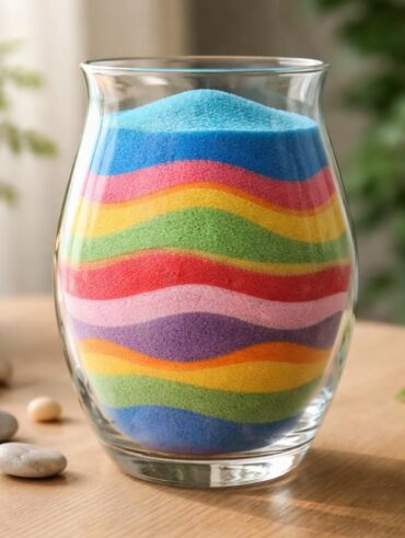apprenez à décorer un vase avec du sable coloré pour apporter une touche originale et créer une ambiance chaleureuse et unique dans votre intérieur.