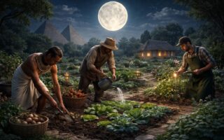 découvrez comment les rituels ancestraux de jardinage avec la lune ont traversé les siècles et influencent encore aujourd'hui nos pratiques agricoles.