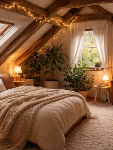 découvrez nos idées pour aménager une chambre mansardée en un espace cocooning chaleureux et confortable, optimisant chaque recoin pour un intérieur cosy et accueillant.