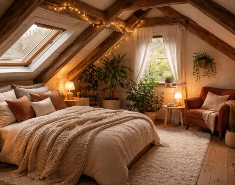 découvrez nos idées pour aménager une chambre mansardée en un espace cocooning chaleureux et confortable, optimisant chaque recoin pour un intérieur cosy et accueillant.