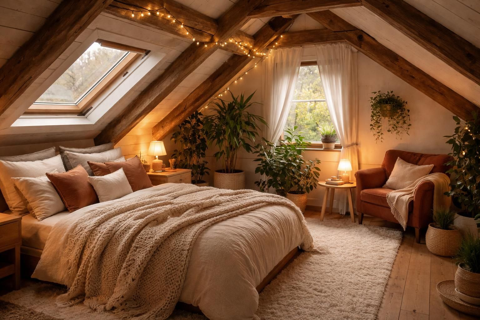 découvrez nos idées pour aménager une chambre mansardée en un espace cocooning chaleureux et confortable, optimisant chaque recoin pour un intérieur cosy et accueillant.