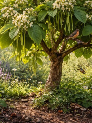 découvrez comment le catalpa de fruit contribue à la biodiversité de votre jardin en offrant un habitat précieux pour la faune et en enrichissant l'écosystème local.