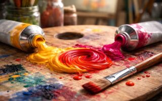 découvrez comment créer la couleur rouge en mélangeant deux couleurs en peinture grâce aux astuces et secrets des artistes professionnels.