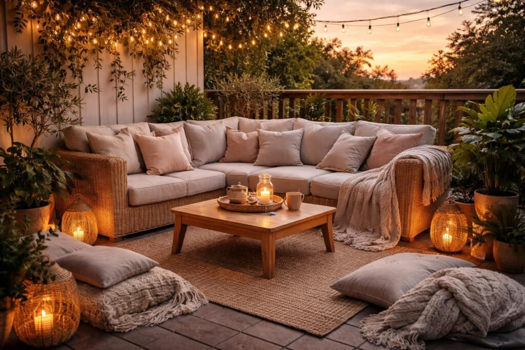 découvrez comment transformer votre terrasse en un espace cocooning confortable et accueillant, parfait pour se détendre en plein air.